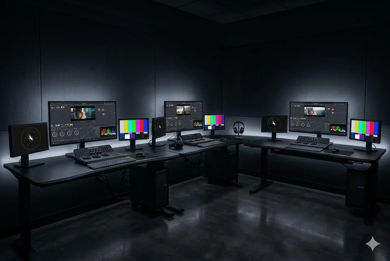 Post-Production — 5 monteurs en interne. Livraison express. — Service INTIK Prod